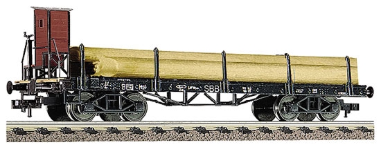 4 axle Flat car with load<br /><a href='images/pictures/Fleischmann/528504.jpg' target='_blank'>Full size image</a>